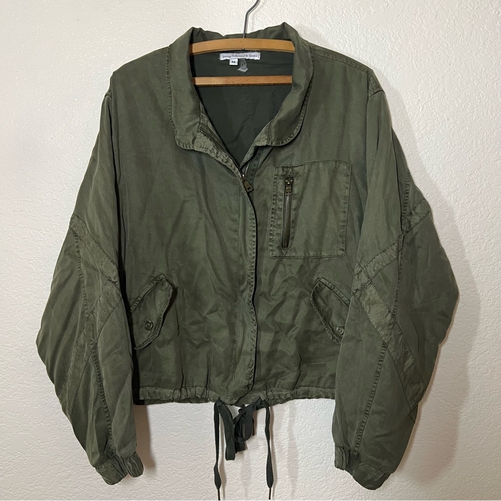 Young Fabulous & Broke Olive Green Women's Jacket Size Medium